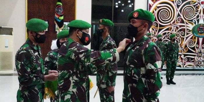 Danrem 091/ASN Pimpin Sertijab Dandim 0912/Kutai Barat