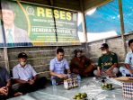 Ketua DPRD Paser, Hendra Wahyudi saat melakukan Reses pada Daerah Pemilihan (Dapil) 3 Meliputi Kecamatan Long Ikis dan Long Kali. Foto : BorneoFlash.com/HO.