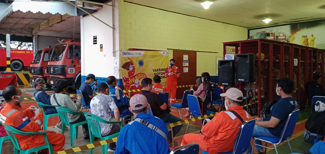 PHKT Gelar Vaksinasi Gotong Royong di Terminal Lawe-Lawe