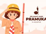 Ilustrasi Selamat Hari Pramuka.