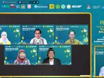 Seminar virtual Fasilitasi Sertifikasi dan Pengembangan Usaha Halal. Foto : HO.