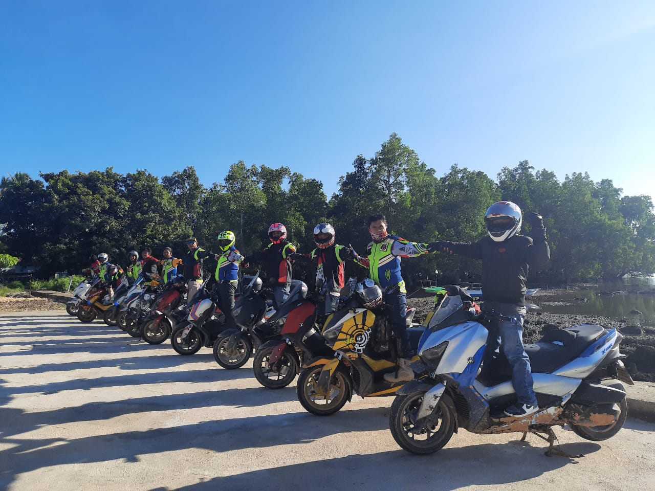 Rolly City Bersama Komunitas Yamaha, Cara Venom Max Owners Samarinda Siasati Pandemi 