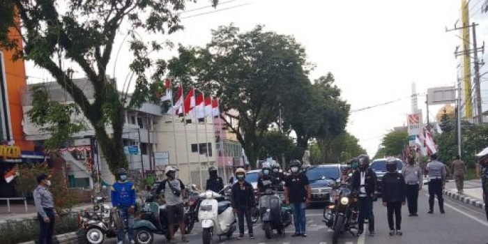 Pemkot Gelar Simulasi Penghentian Aktivitas Di Traffic Light Dalam Rangka Peringatan HUT RI Ke -76