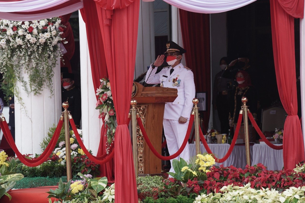 Peringatan HUT Ke-76 Kemerdekaan Republik Indonesia, Wali Kota Balikpapan Ajak Masyarakat Lawan Covid-19