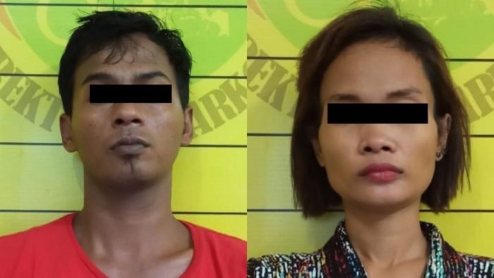 Satresnarkoba Polres Bontang meringkus 2 (dua) yang diduga sebagai pengedar sabu di sebuah kamar hotel di Jalan Imam Bonjol Kota Bontang, Jumat (20/8/2021). Foto : Foto : HO/Humas Polda Kaltim.