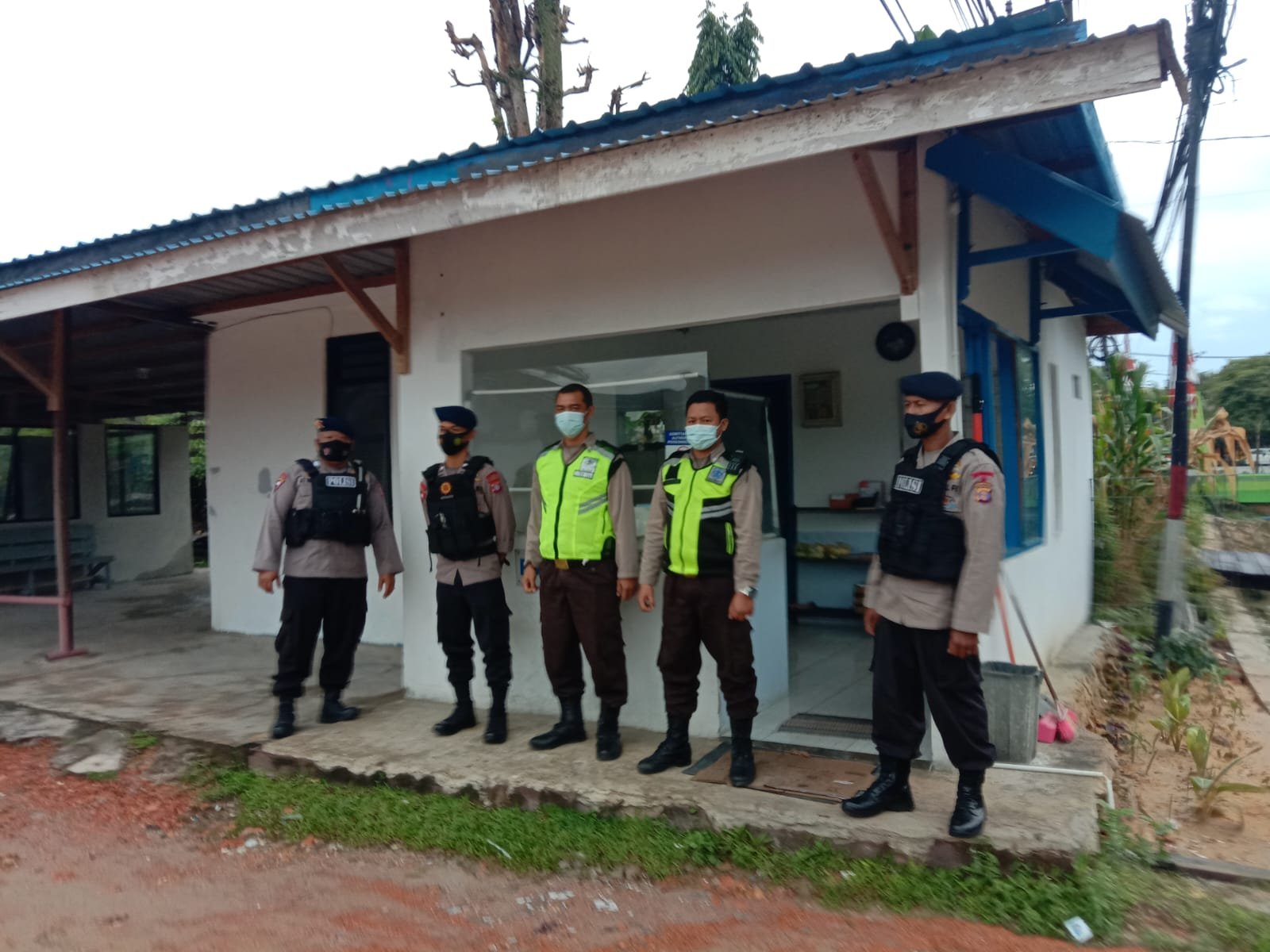 Pastikan Situasi Kamtibmas Tetap Kondusif,  Brimob Kaltim Jalin Koordinasi Dengan Satpam