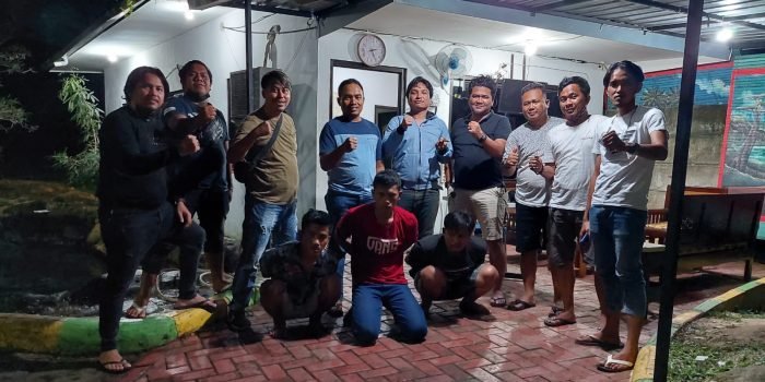 Tim Jatanras Ditreskrimum Polda Kaltim berhasil mengungkap kasus kejahatan pencurian dengan pemberatan pada Jumat (27/8/2021). Foto : HO.