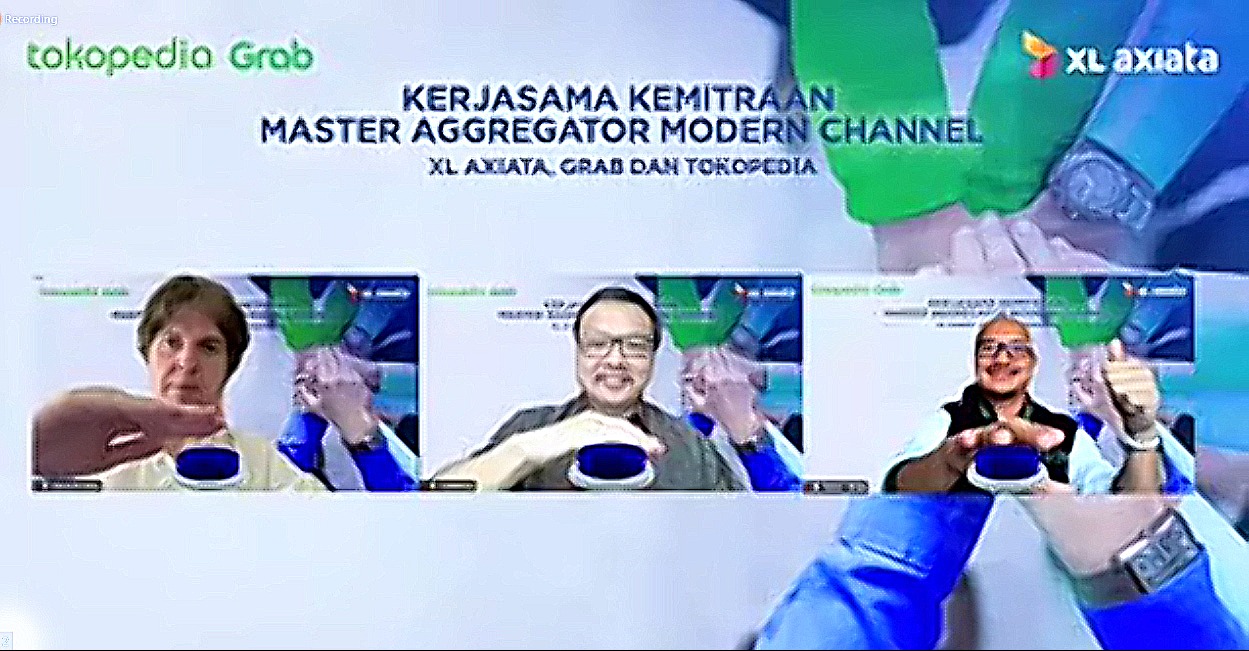 Tingkatkan Kualitas Layanan dan Pacu Penjualan, XL Axiata Jalin Kemitraan Strategis Dengan Grab dan Tokopedia