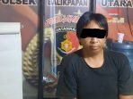 Pelaku DS (37) Pelaku Curanmor yang diamankan Jajaran Polsek Balikpapan Utara. Foto L BorneoFlash.com/Muhammad Eko.