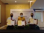 BPJS Kesehatan Kota Balikpapan meneken kesepakatan kerjasama dengan Kejaksaan Negeri (Kejari) Balikpapan dan Kejari Penajam Paser Utara. Foto : HO.