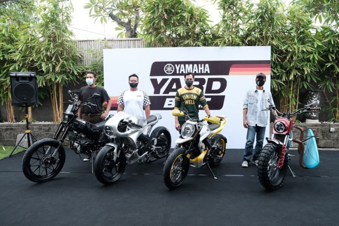 Keseruan event XSR 155 Motoride bersama konsumen dan builder Yard Built Indonesia ini mewarnai akhir pekan yang berbeda di “Pulau Dewata”, Sabtu (25/9/2021). Foto : HO.