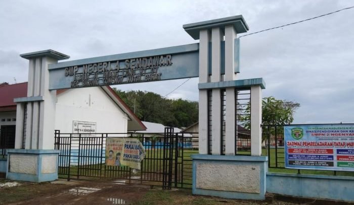 SMP 4 Ngenyan Asa, Kecamatan Barong Tongkok merupakan salah satu sekolah yang menjadi tempat pelaksanaan ANBK pada awal bulan Oktober mendatang. Foto : HO.