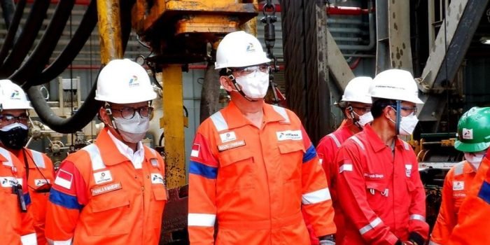 Tinjau Kinerja Hulu, Dewan Komisaris Pertamina Kunjungi Fasilitas Offshore Blok Mahakam