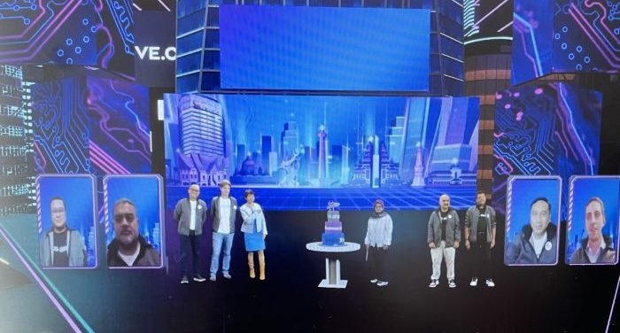 PT. XL Axiata Tbk melakukan seremonial peluncuran XL SATU dalam acara perayaan HUT ke-25 yang dilakukan secara daring,Jumat (8/10/2021). Foto : HO.