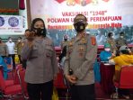 Kapolda Kaltim Irjen Pol Herry Rudolf Nahak saat meninjau kegiatan Vaksinasi dosis kedua pada Sabtu (9/10/2021). Foto : BorneoFlash.com/Muhammad Eko.