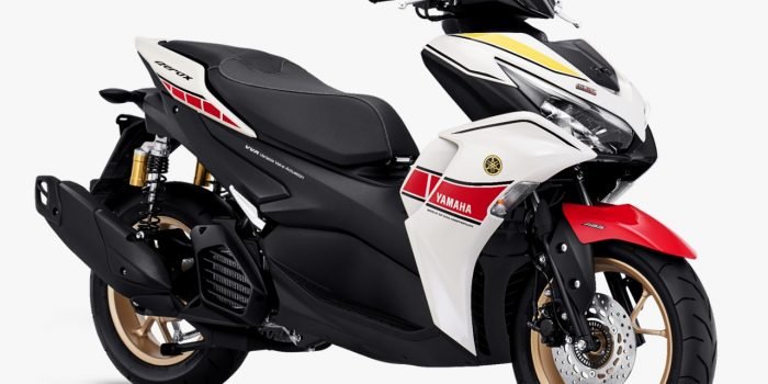 Livery Baru All New Aerox 155 Connected ABS, Simbol 6 Dekade Kejayaan Yamaha di Balap Dunia