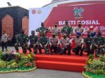 AKABRI 1999 melakukan kegiatan serbuan vaksinasi, penyaluran bantuan sosial dan juga program Desa 100% Kekebalan Komunal yang digelar di BSCC Dome Balikpapan, Rabu (20/10/2021). Foto : BorneoFlash.com/Muhammad Eko.