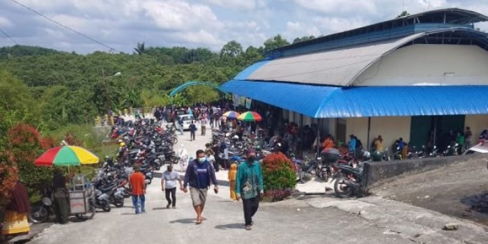 Ini Alasan Pasar Km 12 Karang Joang Sempat Sepi