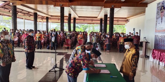 Sebanyak 530 Pejabat Dilingkungan Pemkab Kubar Dilantik Jabatan Baru, 5 Diantaranya Kepala Dinas  