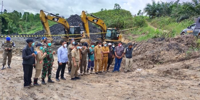 Tim Gabungan Hentikan Sementara Aktivitas Tambang Ilegal di Kelurahan Karang Joang