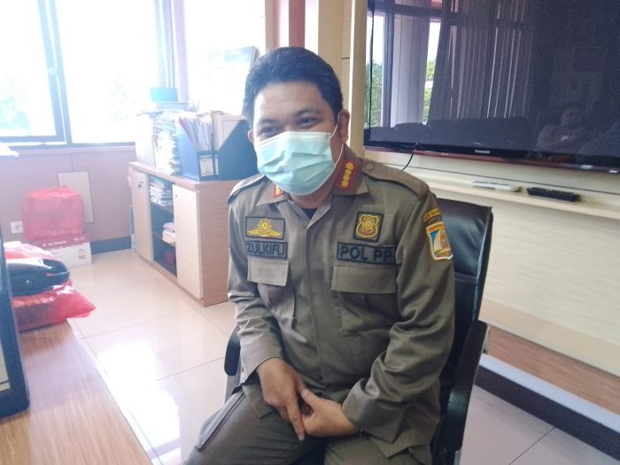 Koordinator penegakan dan pendisiplinan protokol kesehatan Satgas Covid-19 Kota Balikpapan, Zulkifli. Foto : BorneoFlash.com/Eko.