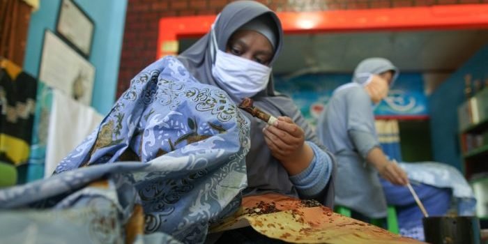 PEP Tarakan Field untuk ke tiga kalinya meraih PROPER Emas dengan program Kelompok Usaha Bersama Disabilitas Batik (KUBEDISTIK) Kota Tarakan. Foto : HO.