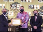 PT Jasa Raharja Salah satu perusahaan BUMN yang menerima penghargaan dari acara Top BUMN Awards 2021, yang digelar secara hybrid (online dan offline) di Grand Hyatt Hotel, Jakarta, Selasa (30/11/2021). Foto : HO.
