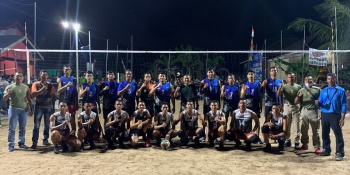 Pembukaan pertandingan turnamen bola voli Dynamic Cup II Tahun 2021 bertempat di Lapangan Voli Dynamic Gg. Bhakti Swadaya, Guntung Payung Banjarbaru, Jumat, (5/11/2021) lalu, Foto : HO.