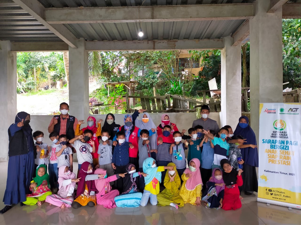 Atasi Stunting dan Gizi Buruk, ACT Masifkan OGAI di SD Alam Balikpapan