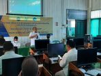 Pemerintah Kabupaten Mahakam Ulu, mensosialisasikan kompilasi data statistik sectoral melalui Dinas Komunikasi, Informatika, Statistik dan Persandian yang bekerja sama dengan Badan Pusat Statistik (BPS). Foto : HO.