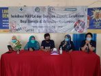 Tim Penggerak PKK Kelurahan Kariangau gandeng Badan Nasional Narkotika Kota (BNNK) Balikpapan menggelar sosialisasi bahaya penggunaan Narkotika, Alkohol, Psikotropika, dan Zat Adiktif (Napza) bagi para remaja. Foto : BorneoFlash.com/Eko.