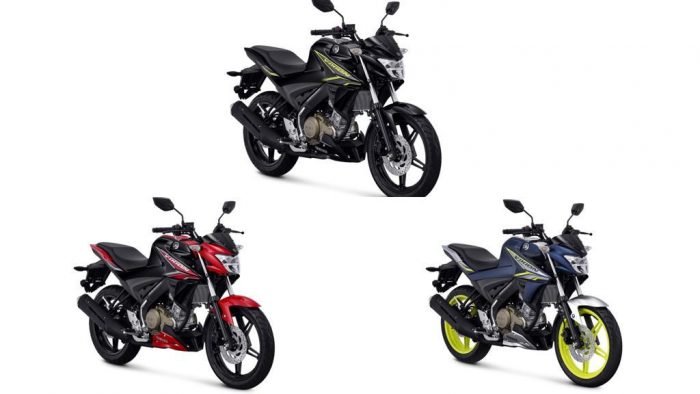 Yamaha Memanjakan para pecinta Vixion melalui hadirnya penyegaran warna dan grafis baru Metallic Black, Metallic Red dan Matte Blue. Foto : HO.