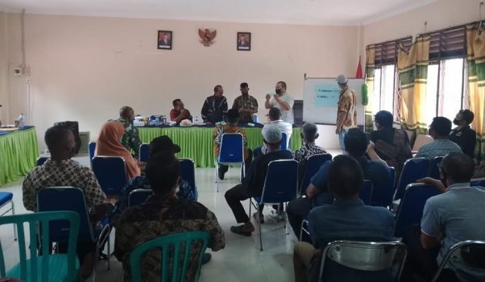 Suasana Pemilihan Ketua Lembaga Pemberdayaan Masyarakat (LPM) Karang Joang, di Kantor Kelurahan Karang Joang, Sabtu (11/12/2021).Foto:BorneoFlash.com/Eko.