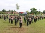 Diklat Integrasi TNI Polri diikuti oleh 36 siswa Pendidikan pertama bintara (Dikmaba) TNI AD dan 45 siswa Pendidikan pembentukan bintara (Diktukba) Polri dari Sekolah Polisi Negara (SPN) Polda Kalsel. Senin, (13/12/2021). Foto : HO/Pendam VI/Mlw.