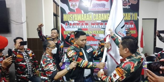 Yudi Akbar Terpilih Secara Aklamasi Sebagai ketua Laskar Merah Putih (LMP) Cabang Kota Balikpapan periode 2021-2026, Berdasarkan hasil Musyawarah Cabang (Muscab) II LMP Kota Balikpapan, Minggu (26/12/2021). Foto : BorneoFlash.com/Eko.