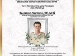 Screenshot ucapan dukacita di laman instagram resmi pemerintah Kutai Barat (kubar) atas meninggalnya Kepala Dinas Koperasi dan Usaha Kecil Menengah (Disdagkop-UKM) Kutai Barat, Salomon Sartono.