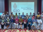 Indonesia Resmi Memegang Presidensi G20 2022, Serah terima Presidensi G20 dari Italia kepada Indonesia dilakukan pada KTT G20 Roma 31 Oktober 2021. Presidensi G20 Indonesia sudah resmi efektif dimulai pada 1 Desember 2021. Foto : HO.