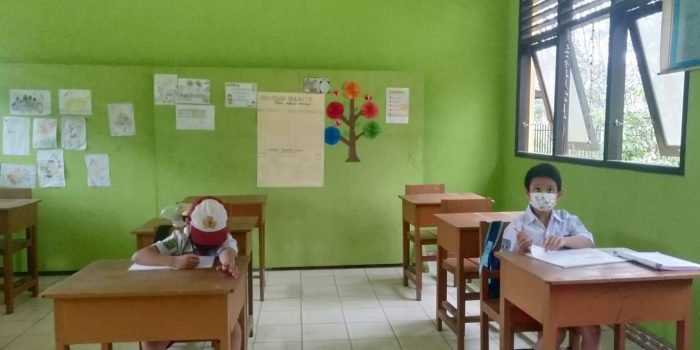 Hari Pertama PTM di SLB Kubar, Diikuti Sekitar 50 Persen Peserta Didik