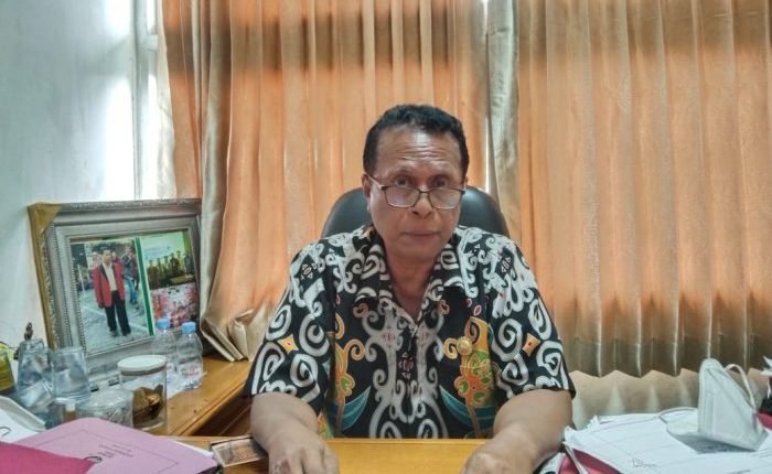 Kepala Bidang Perdagangan Disdagkop Kubar, Ambrosius Ndopo. Foto : BorneoFlash.com/Lilis Suryani.