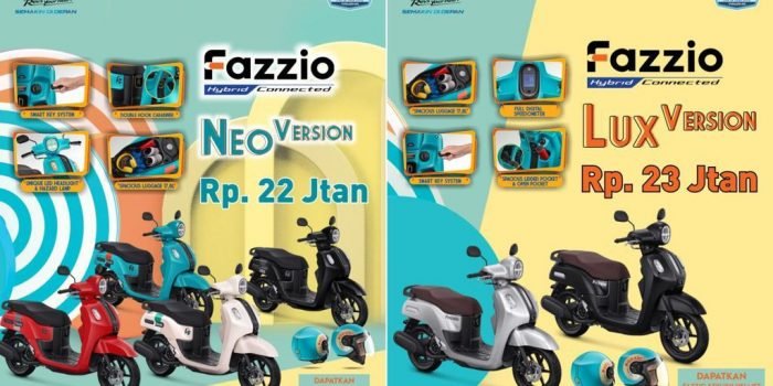 Unit Yamaha Fazzio Laku Keras, Elegan dan Sporty dengan Harga Sangat Terjangkau