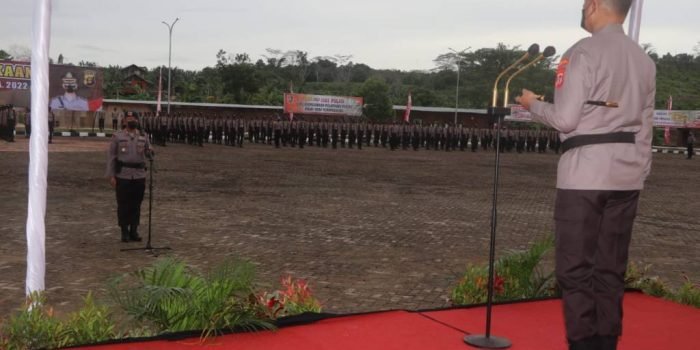 Kapolda Kaltim Pimpin Upacara Pembukaan Diktukba Polri Gel I T.A 2022