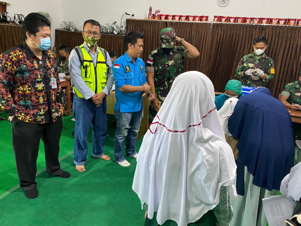 Kodim 0912 dan KNPI Kubar Sukses Gelar Vaksinasi Anak