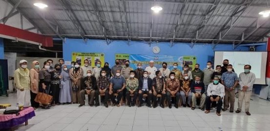 Pemilihan Ketua LPM Kelurahan Damai Bahagia, di Aula PKK Kompleks Perumahan BDS I, RT 31 Kelurahan Damai Bahagia, Sabtu malam (5/2/2022) Lalu. Foto : Ist.