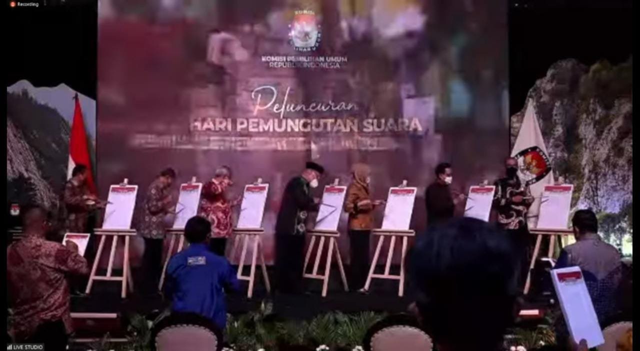 KPU RI Luncurkan Hari Pemungutan Suara Pemilu Serentak di Tahun 2024