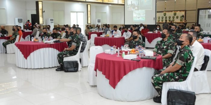 Kodam VI/Mlw Terima Sosialisasi UU No.23 Tahun 2019 Tentang Pembentukan Komcad  