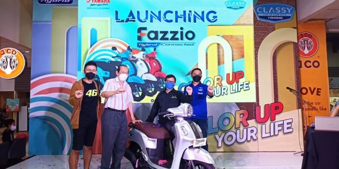 Fantastis!! Yamaha Fazzio Hybrid Connected Resmi Diperkenalkan di Kaltim  