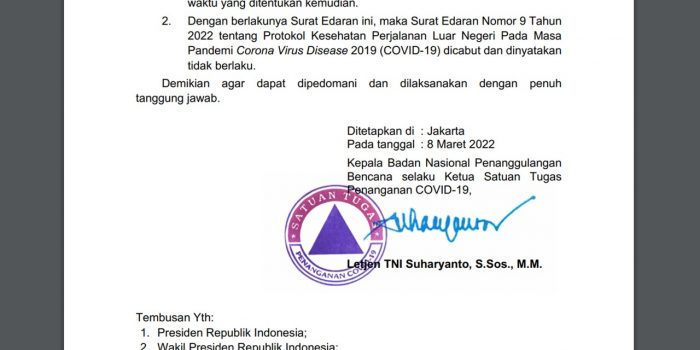Aturan Baru! Pelaku Perjalanan Luar Negeri Dikarantina 1 Hari jika Sudah Vaksin Lengkap