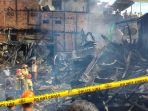 Lokasi kebakaran di Soekarno Hatta Kilometer 2 RT 13 Kelurahan Muara Rapak Balikpapan Utara, Selasa (8/3/2022). Foto: BorneoFlash.com/Niken.