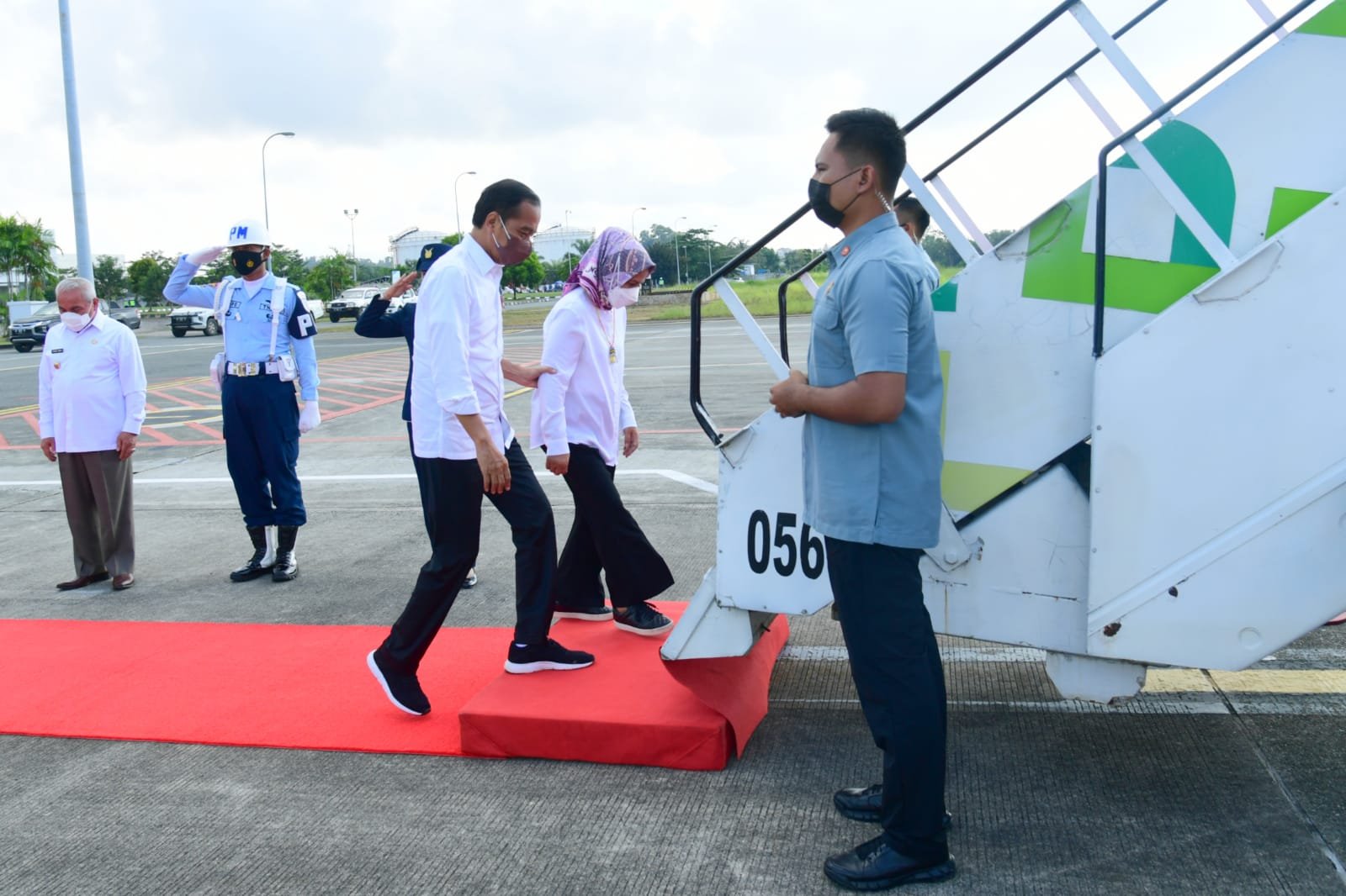 Dari IKN, Presiden dan Ibu Iriana Kembali ke Jakarta  