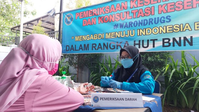 Sambut HUT Ke 20 BNN RI, BNNK Balikpapan Adakan Bakti Sosial dan